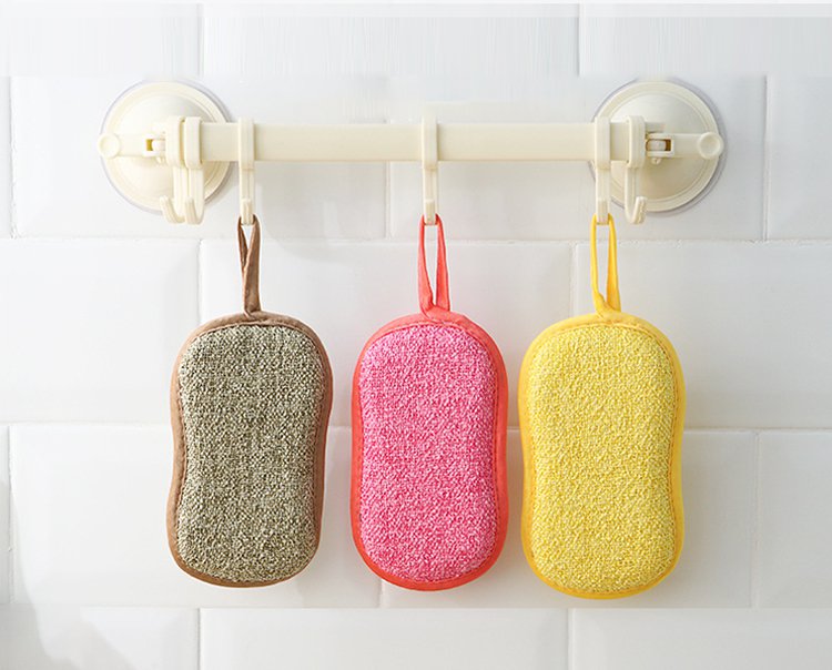 泡立ちが良いキッチンスポンジの使用例