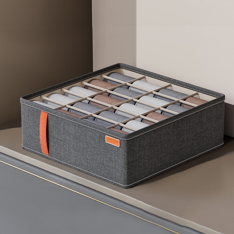 Space-saving foldable storage solution for closet