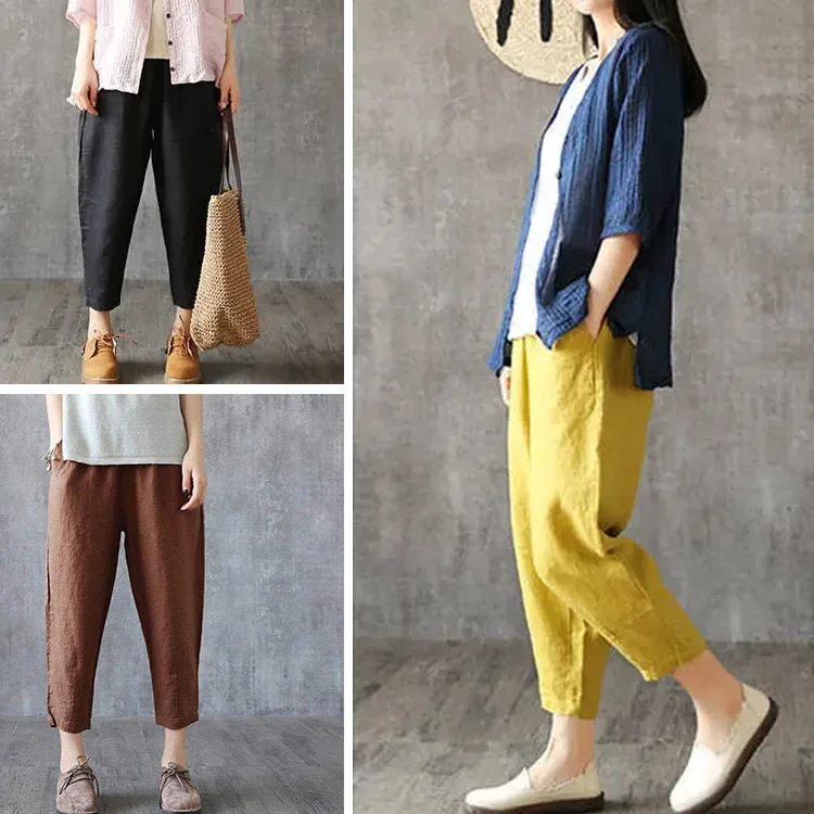 【テーパードパンツ】これなら失敗しなeasy！着回し力抜群、涼しげな素材感こそ夏の逸品！