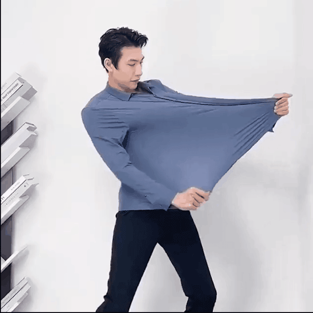 Elastyczna koszula z długim rękawem