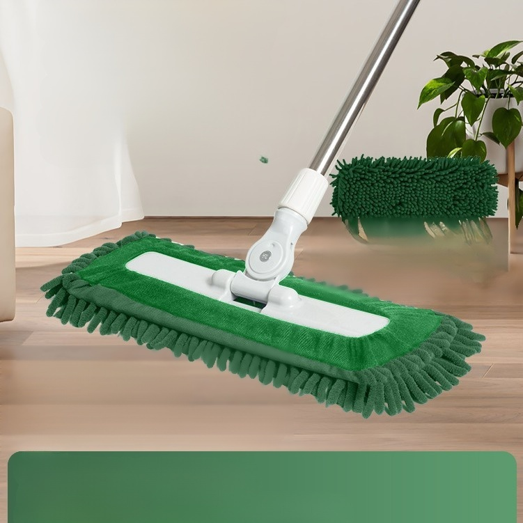 伸縮加強桿拖把-綠色
