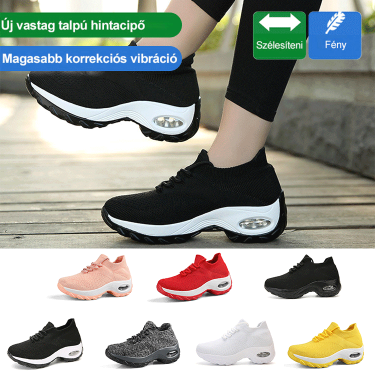 Új vastag talpos rázócipő