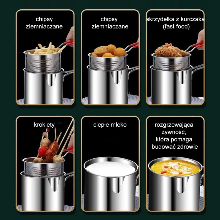 frytkownica ze stali nierdzewnej