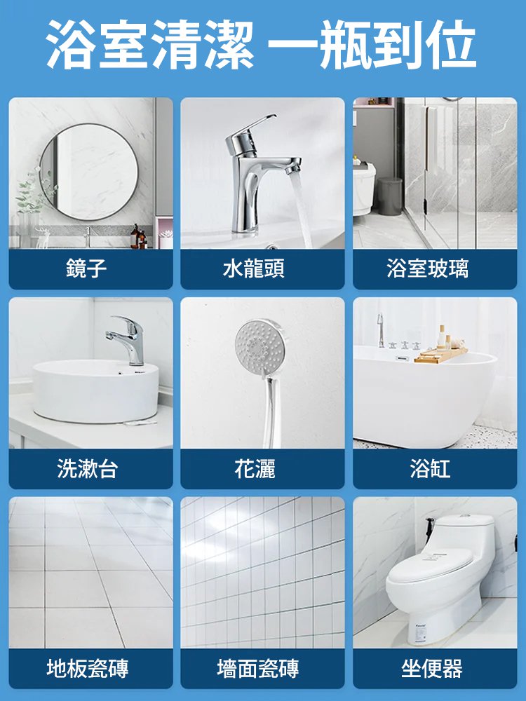 【強力去汙】浴室清潔劑