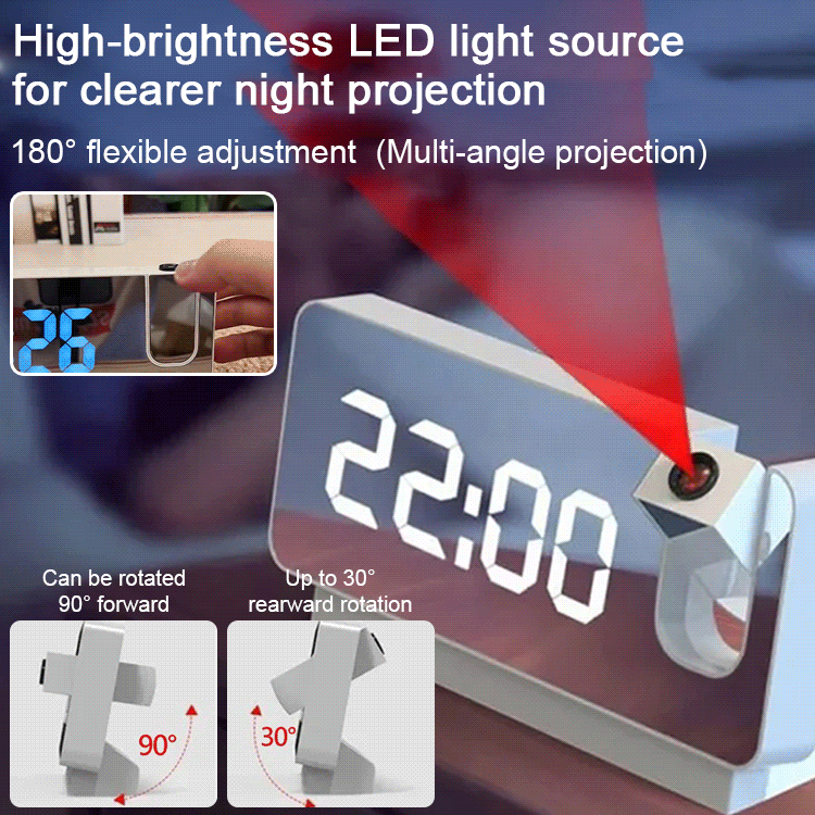 Német multifunkcionális vetítőóra