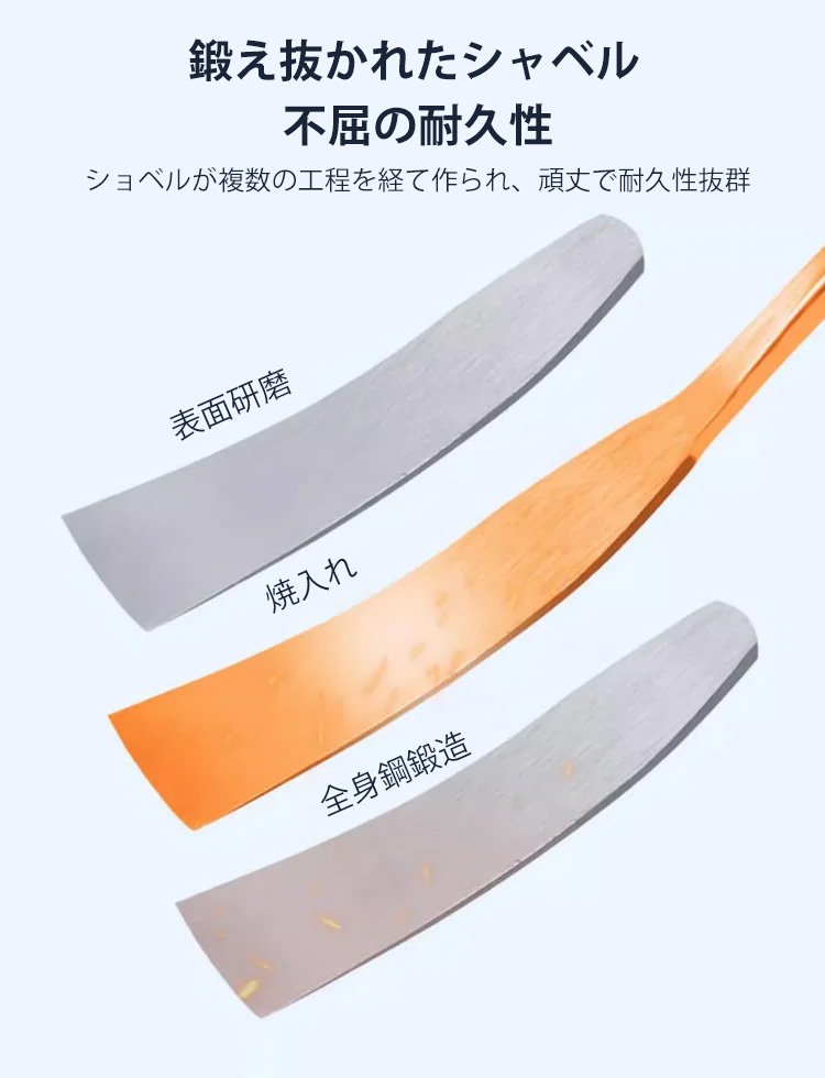 ガーデンショベルで植物を植え替えるイメージ