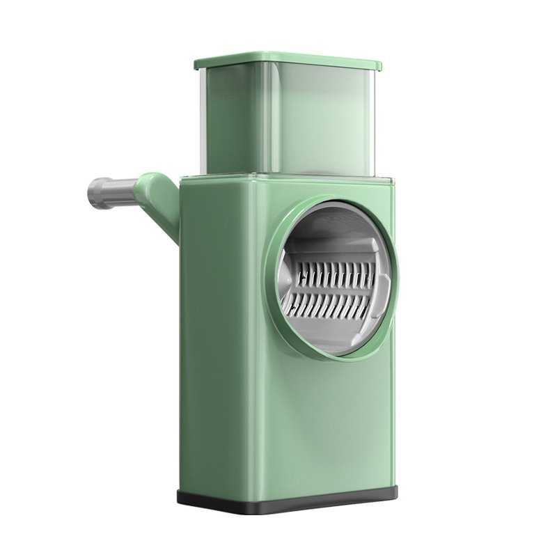 【手回し式スライサー】多機能、4in1、指が切れない、高効率、手回し式