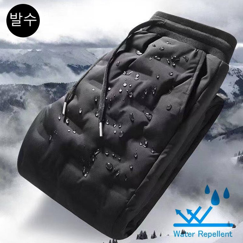 방한 패딩 팬츠
