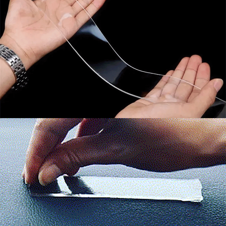 はがせる透明な両面テープ