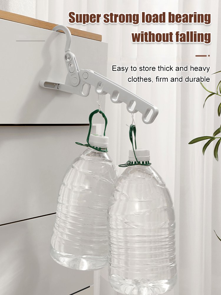 Portable foldable clothes hanger
