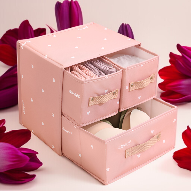 布製ワードローブ収納ボックスの詳細