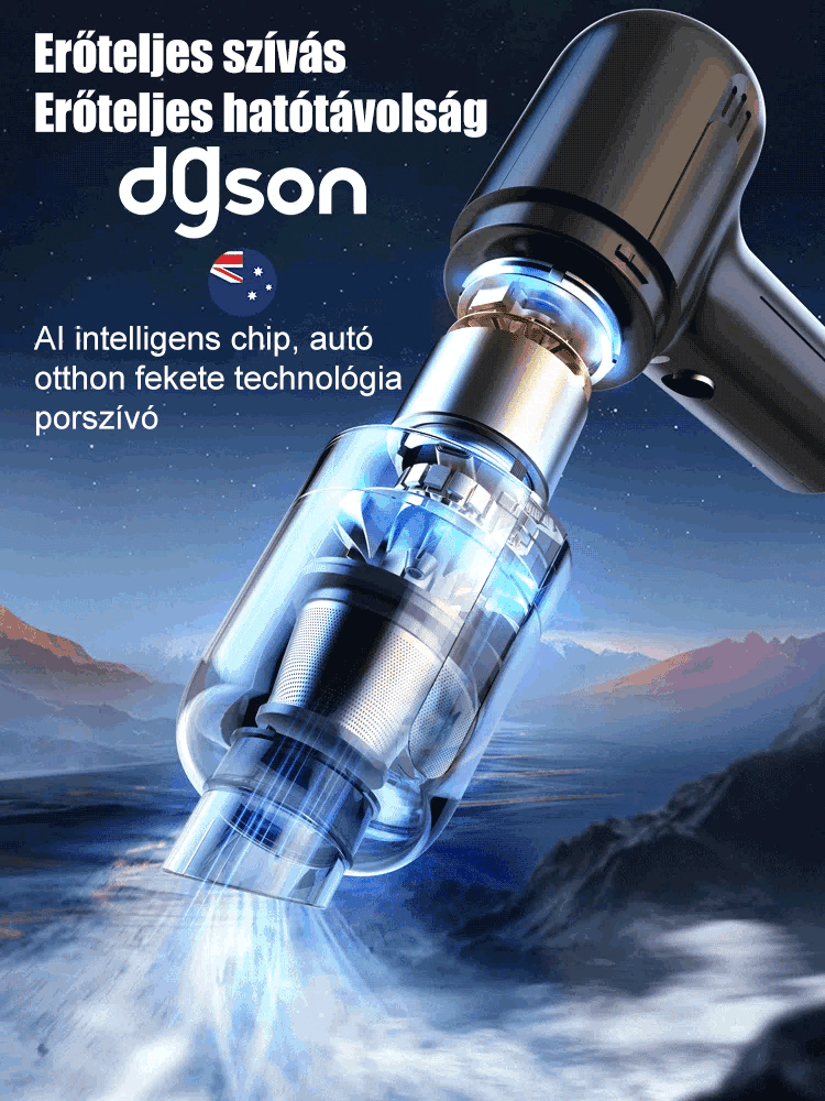 Hordozható autóporszívó