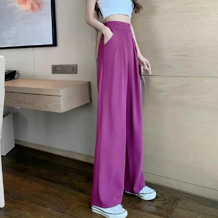 Pantalones anchos y de cintura alta, versátiles y favorecedores para la figura