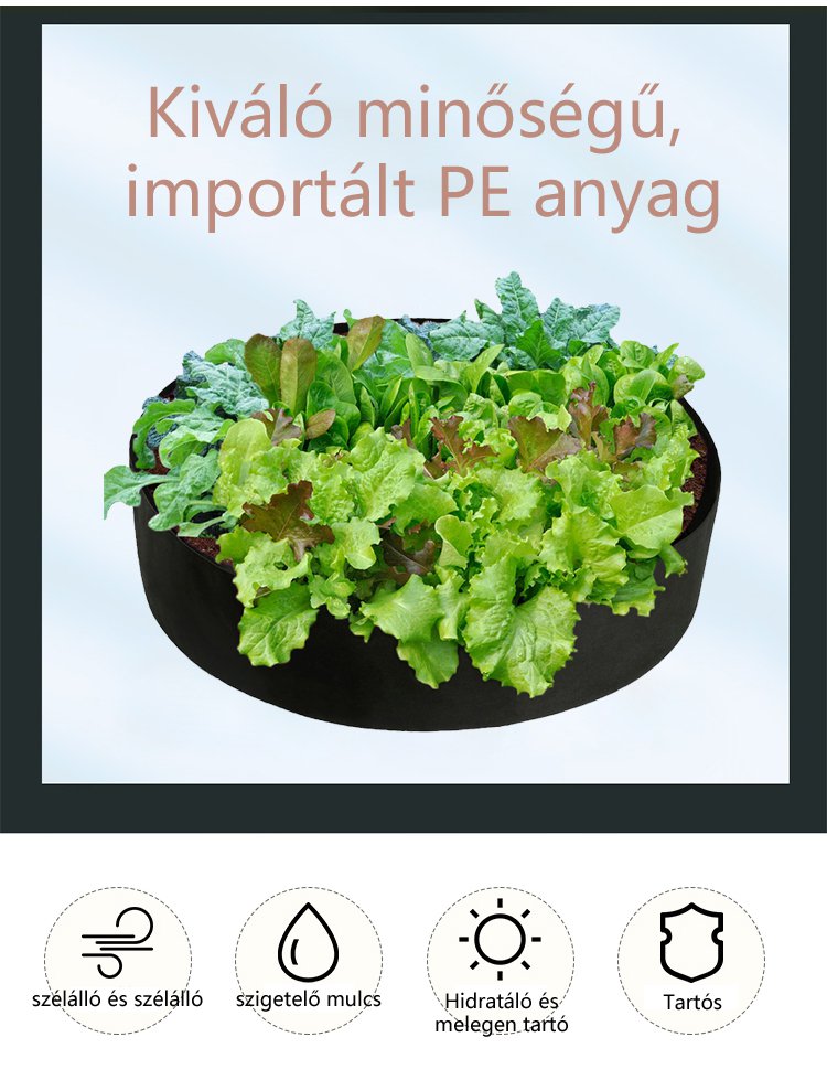 Nem szőtt palánta zsák kertészkedéshez