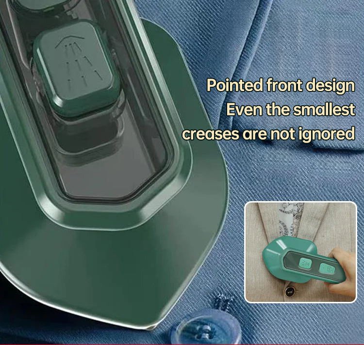 Handheld portable ironing machine