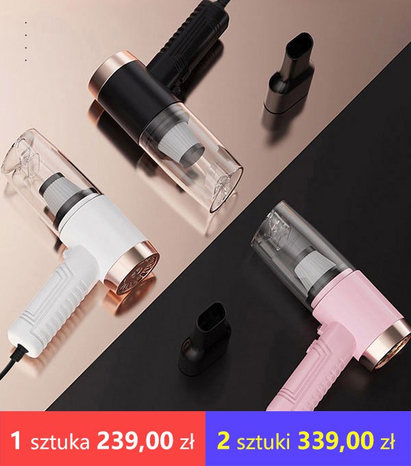 Przenośny miniodkurzacz 3 w 1 o dużej mocy