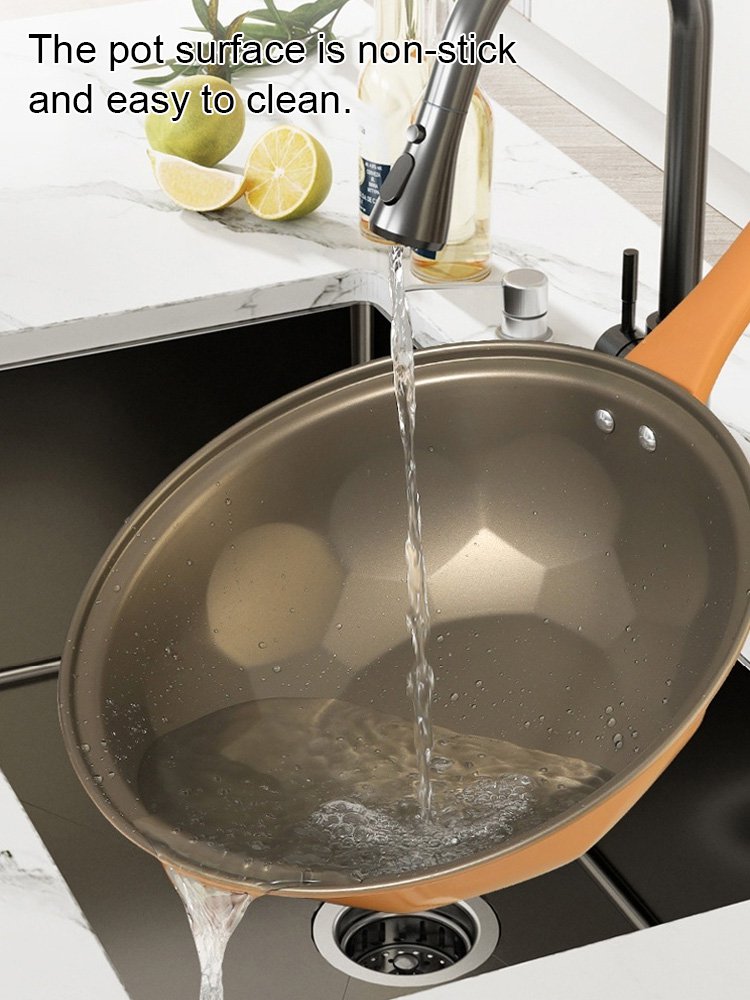 Titanium micro-pressure clay non-stick health cooker