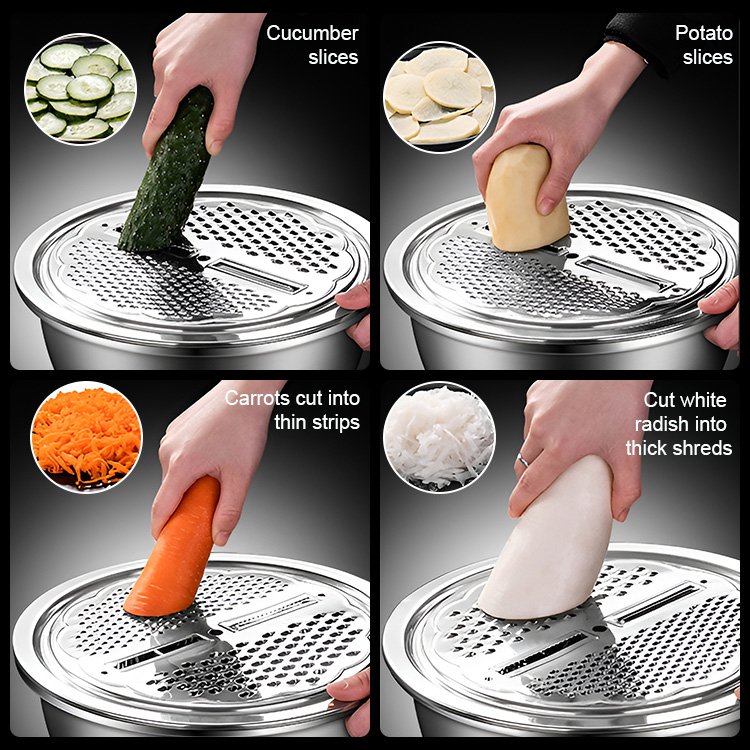 304 Stainless Steel Shaving Basin 3 Piece Set