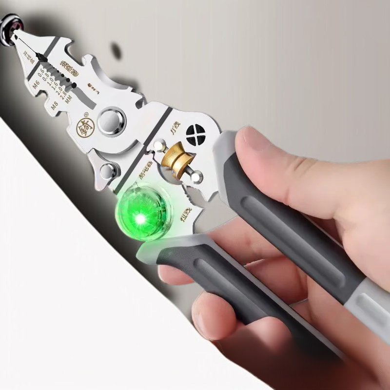 Elektrische Abisolierzange mit Messfunktion