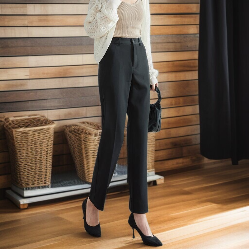 프리미엄 드롭 디자인 정장바지 디테일