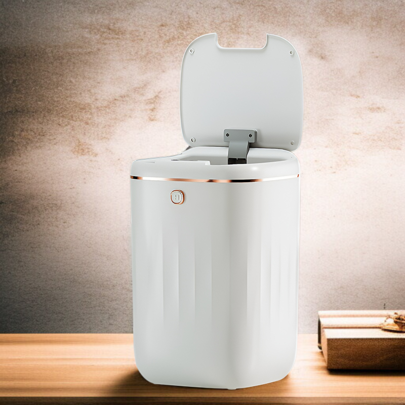 Papelera inteligente de inducción con diseño lujoso