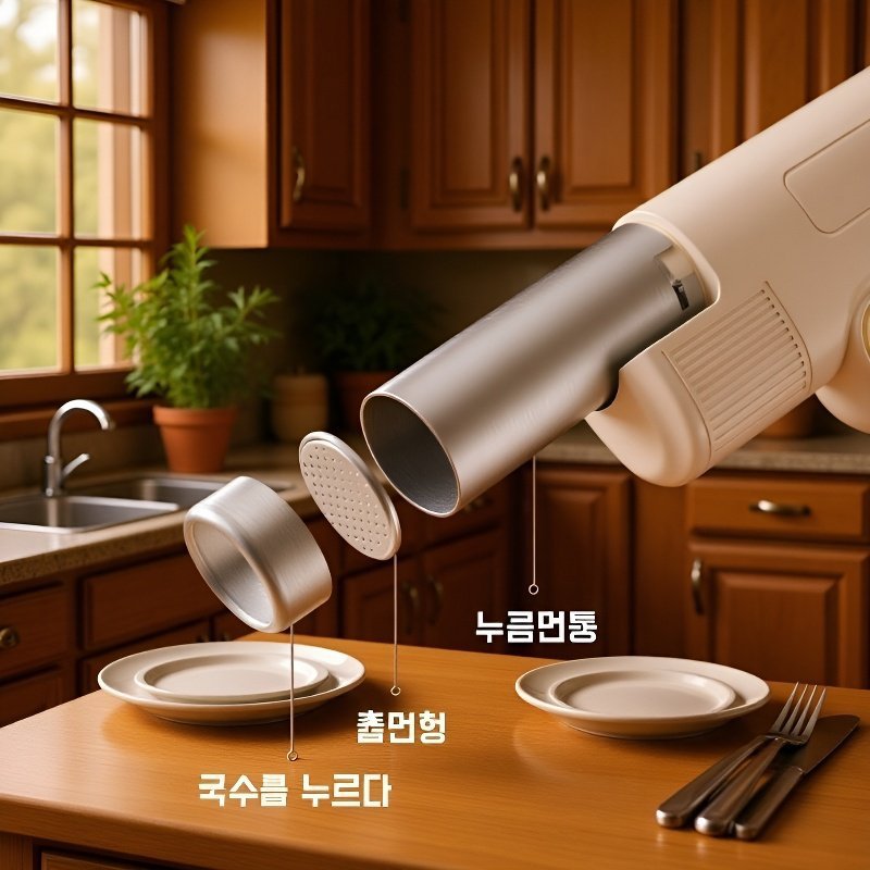 가정에서 직접 만든 다양한 면 종류