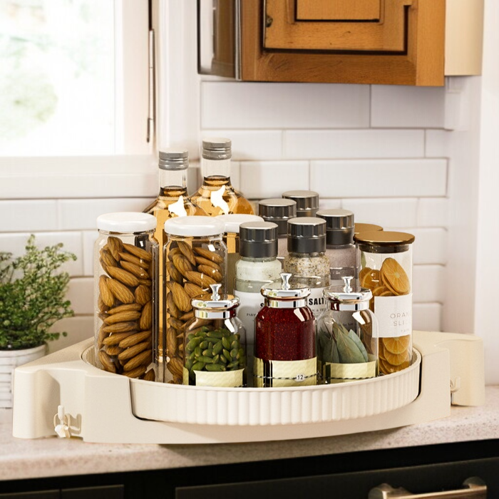 回転式フレーバーボトル棚の設置イメージ