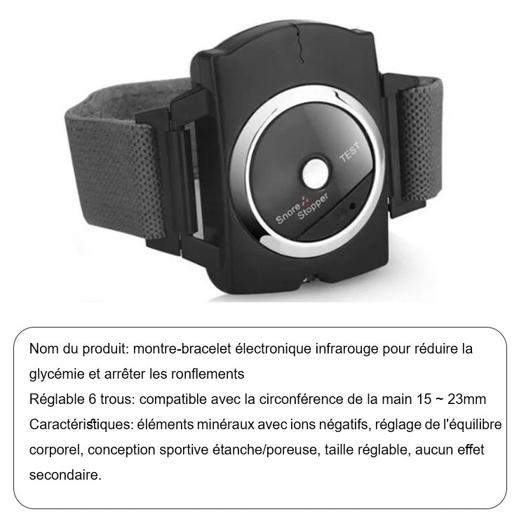 Type de poignet de réduction de la glycémie infrarouge de la glycémie