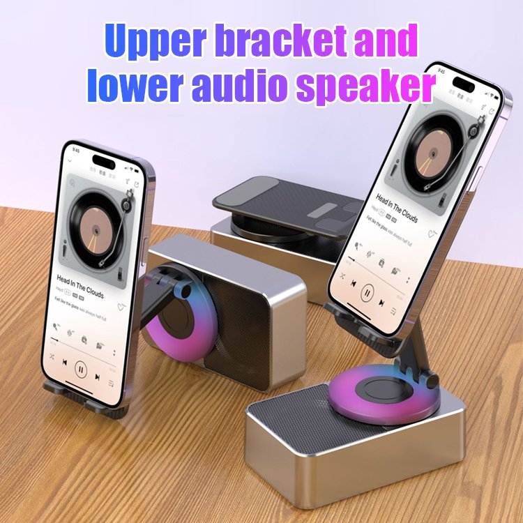 Lazy People Must-have Bluetooth Speaker Power Bank Holder