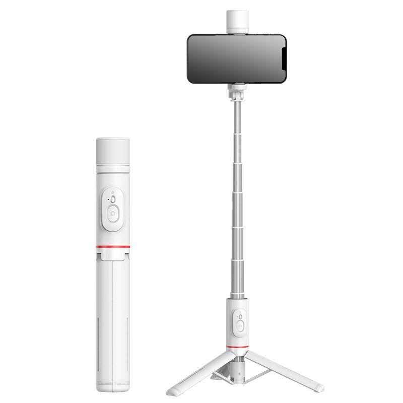Rotation Bluetooth Selfie Stick with 3 Color Led Fill Light