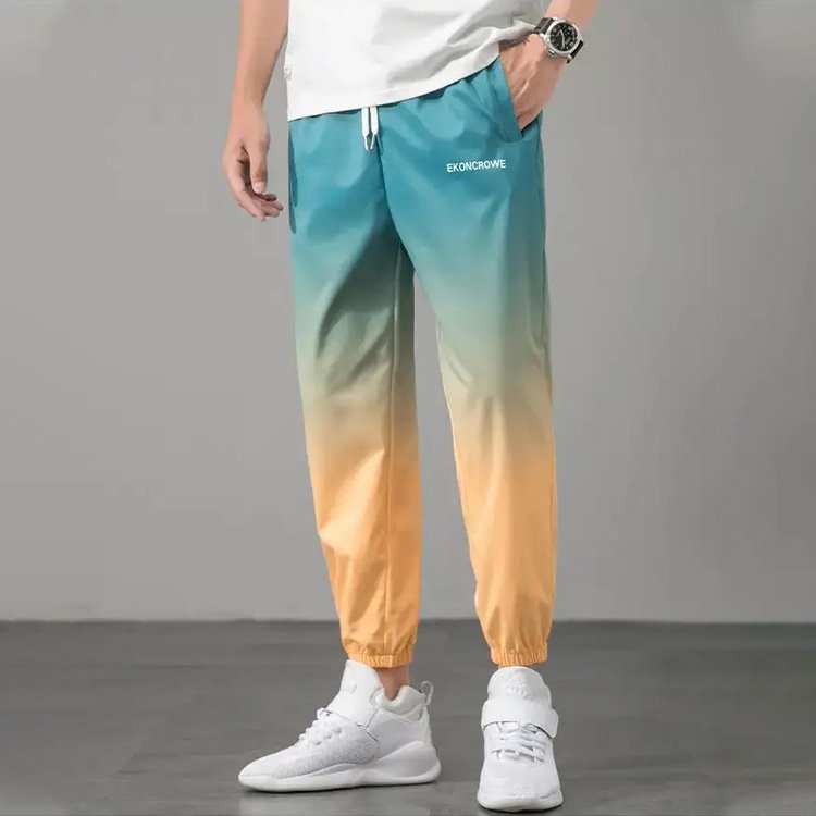 그라데이션 컬러 남성 팬츠