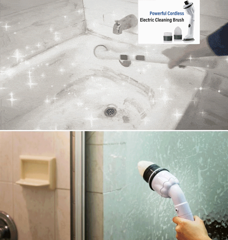  Handheld multifunctional electric cleaning brush