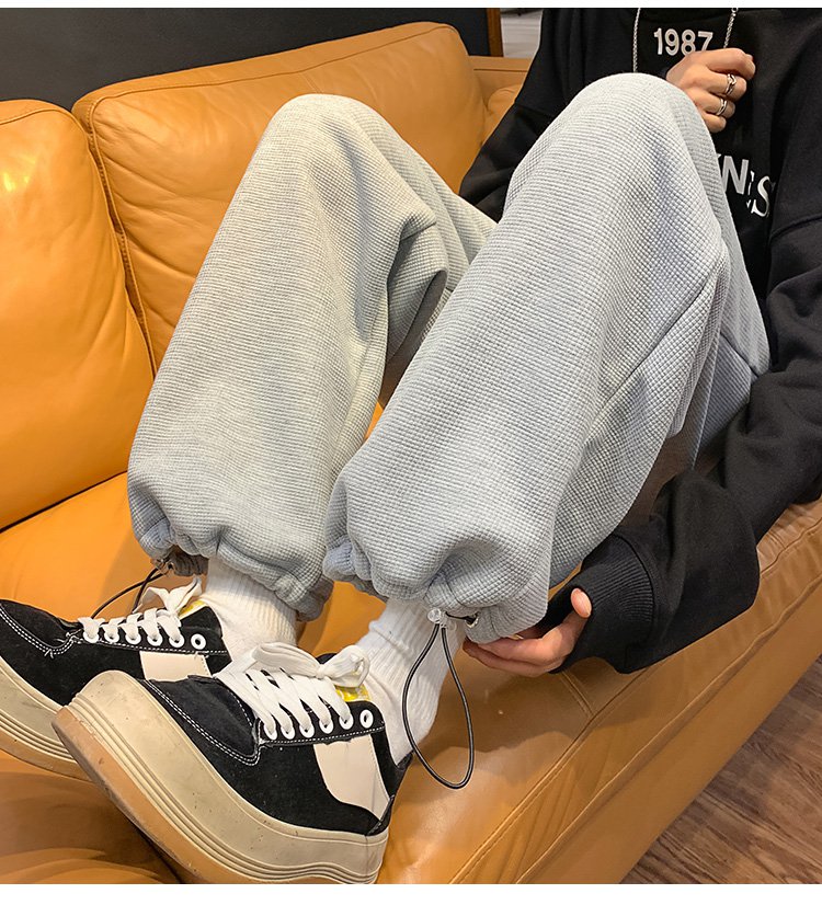 JP-1138130-华夫格卫裤男秋冬季羊羔毛加绒加厚oversize裤子宽松直筒阔腿裤子-秦丹_08.jpg