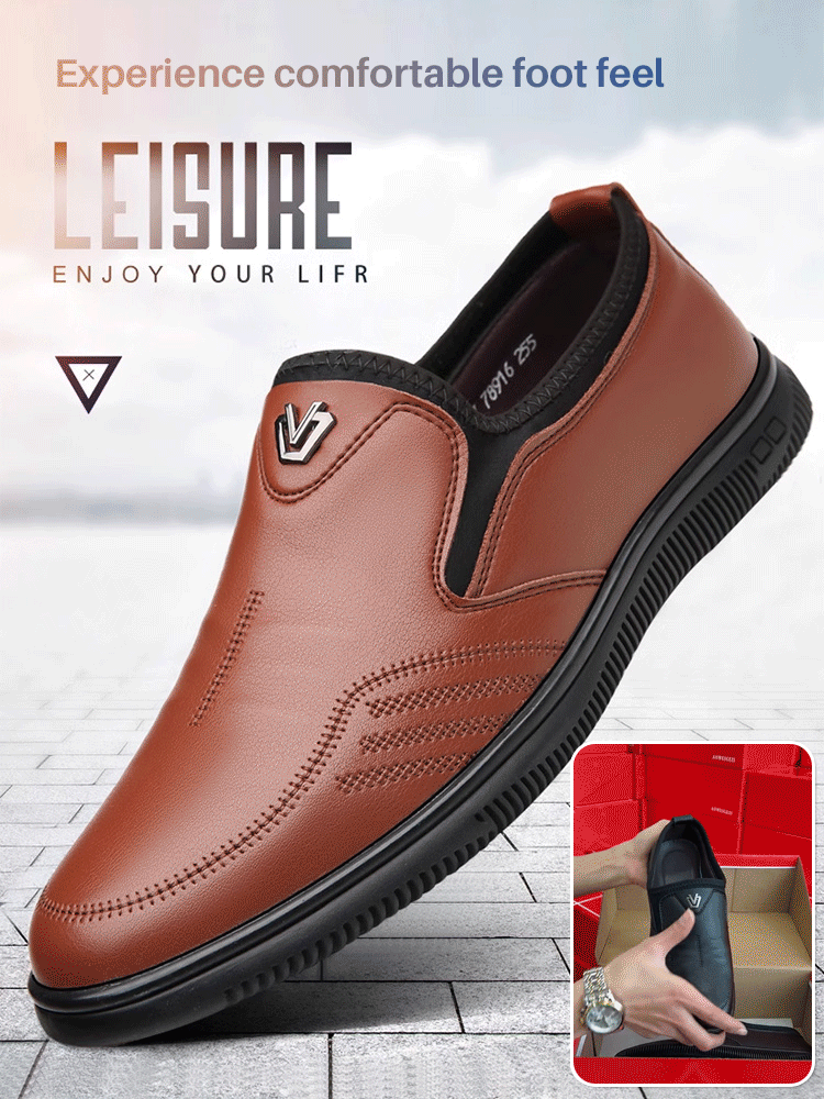 Casual business soft sole leather shoes