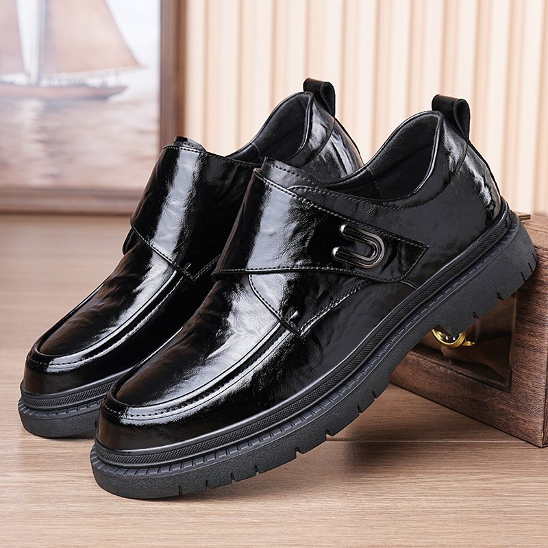 남성 비즈니스 신발 천연 가죽 구두