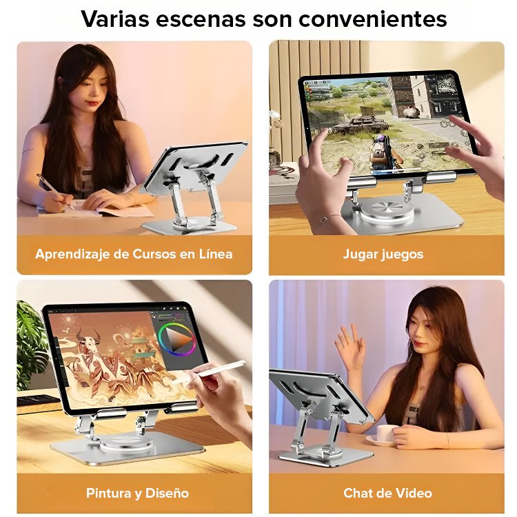  Soporte giratorio de aluminio de 360°