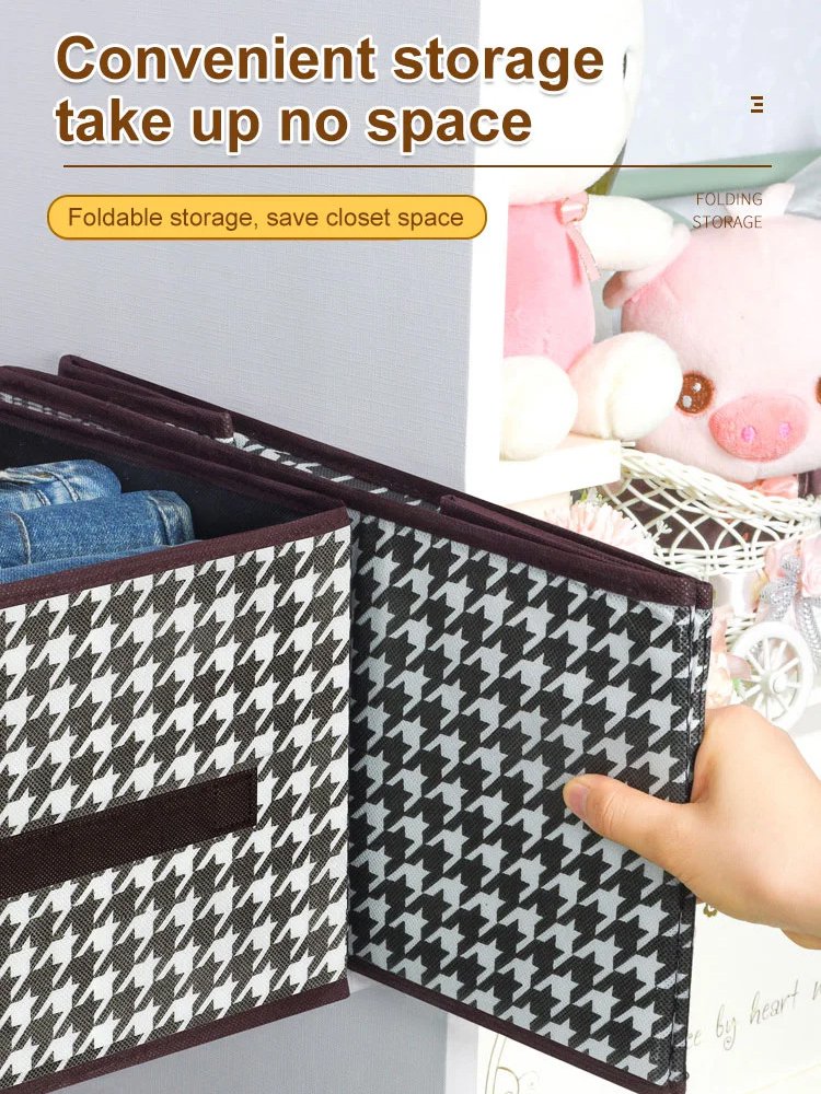 Swallow gird foldable storage box
