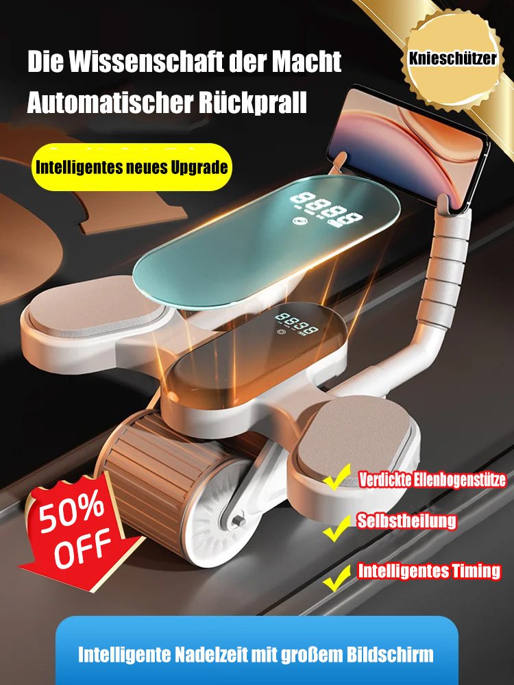 Bauchmuskel-Trainingsrad Ellenbogen-Liegestütz-Curl-Rad