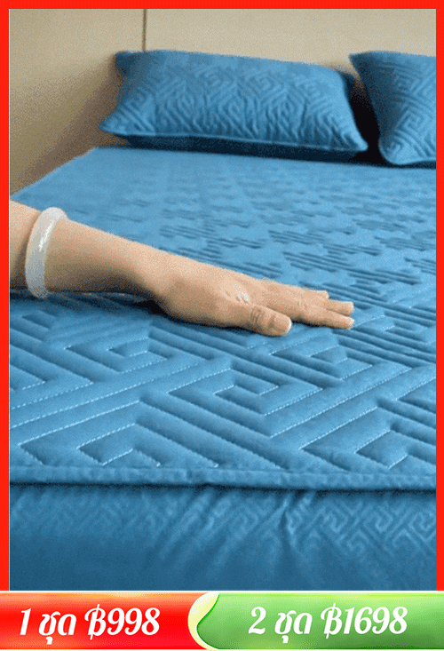 ชุดผ้าปูที่นอนกันน้ำ 3 ชิ้นใช้ได้ตลอดทั้งปี