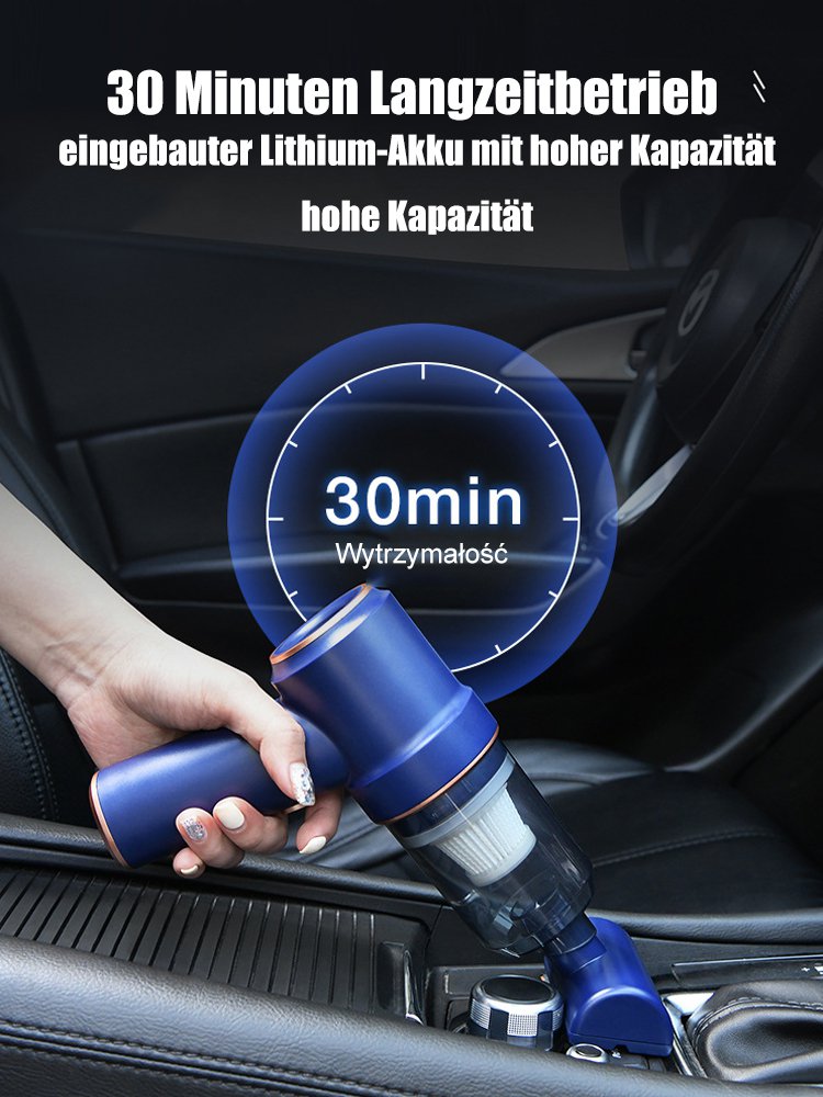 Kraftvoller Nass- und Trockensauger für Autos