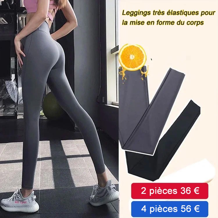 Leggings très élastiques pour la mise en forme du corps