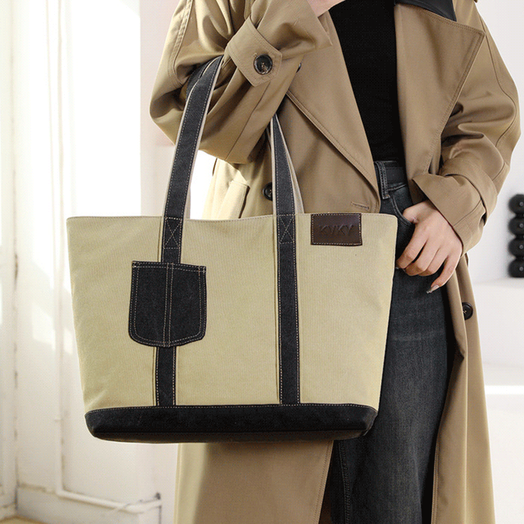 大容量キャンバスバッグ