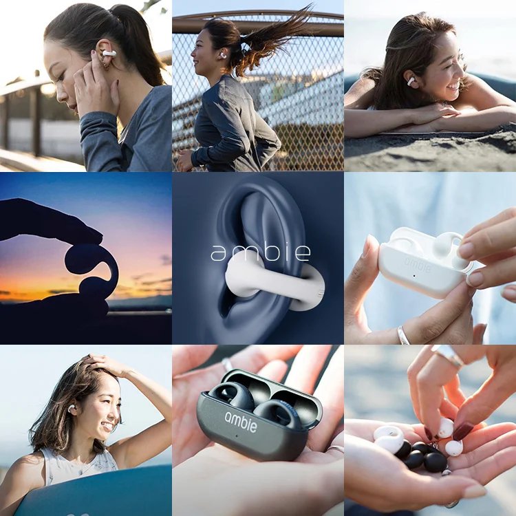 클램프식 무선 블루투스 이어폰