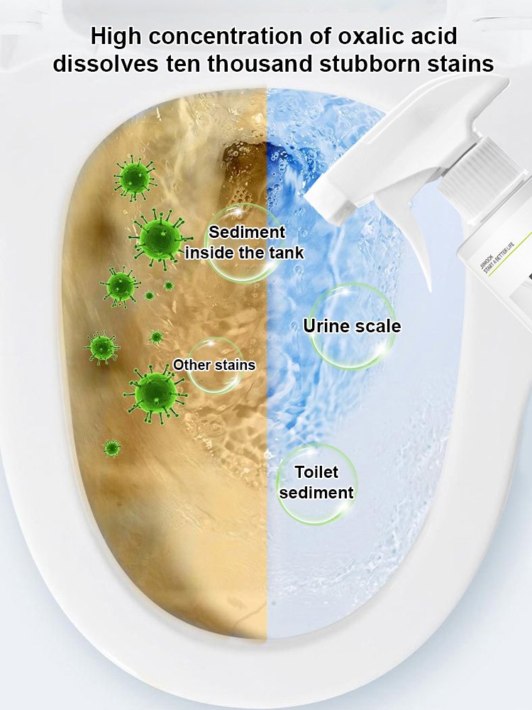 Powerful Oxalic Acid Stain Removal Toilet Glaze Cleaner
