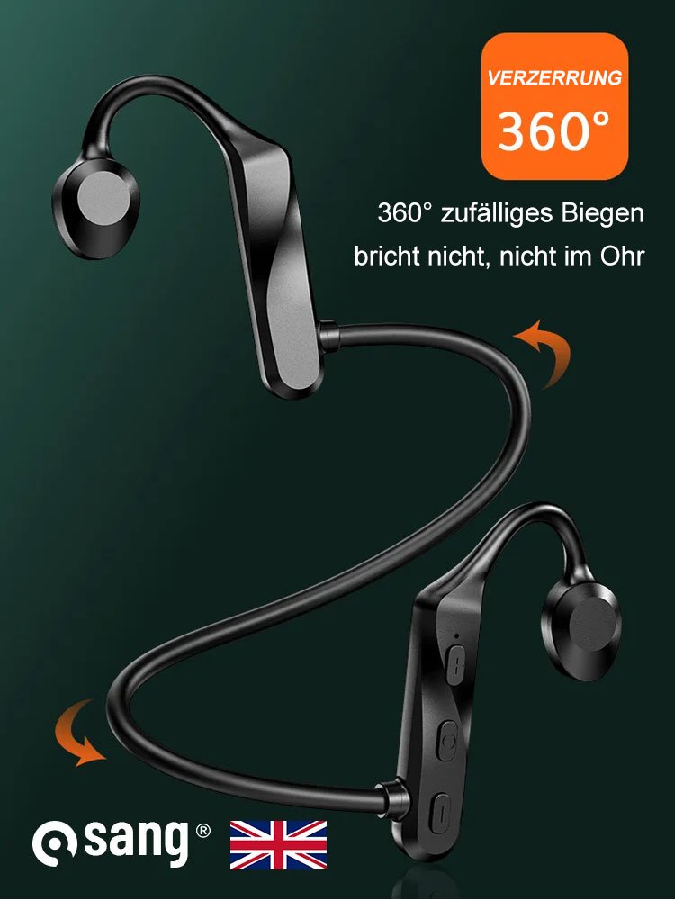 Drahtloses Bluetooth-Headset mit Knochenleitung