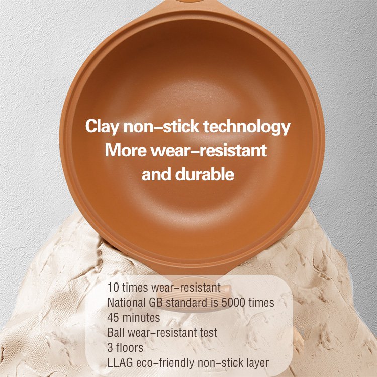 Pottery clay non-stick micro pressure cooker