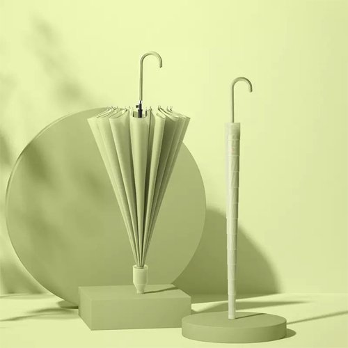 16本骨防水カバー付き晴雨兼用長傘