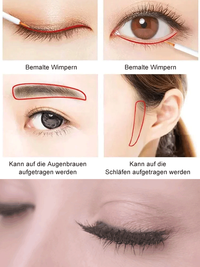 Wimpern nährendes Wachstumsserum
