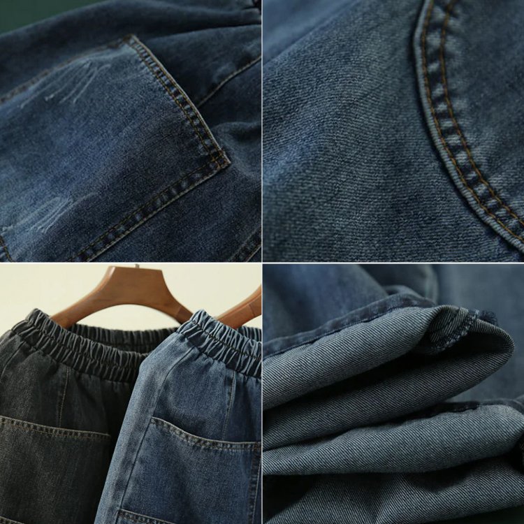 【30年経っても色褪せない】デニムサルエルパンツ