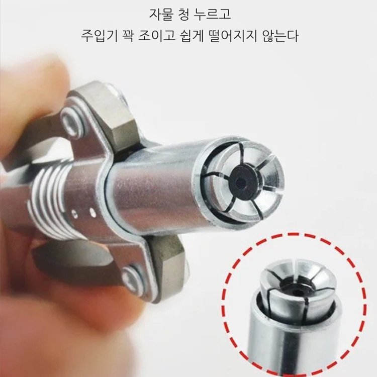 더블 작동 레버 고압 윤활유 주입기